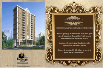 Presenting 4 BHK at Prestige Edwardian in Bangalore